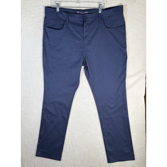 Travis Mathew Other - Travis Mathew Pants Men 40x32 Blue Open to Close Performance Stretch Golf Chinos